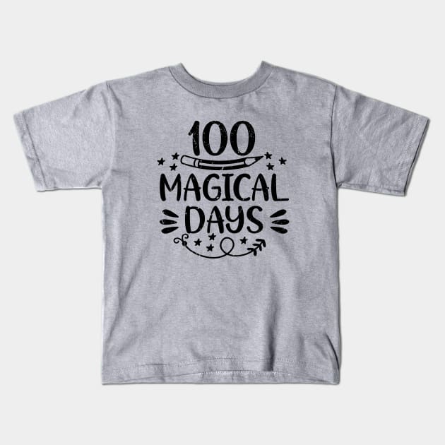 100 Days of School - 100 Days Brighter - Gift Kids T-Shirt by ShopBuzz